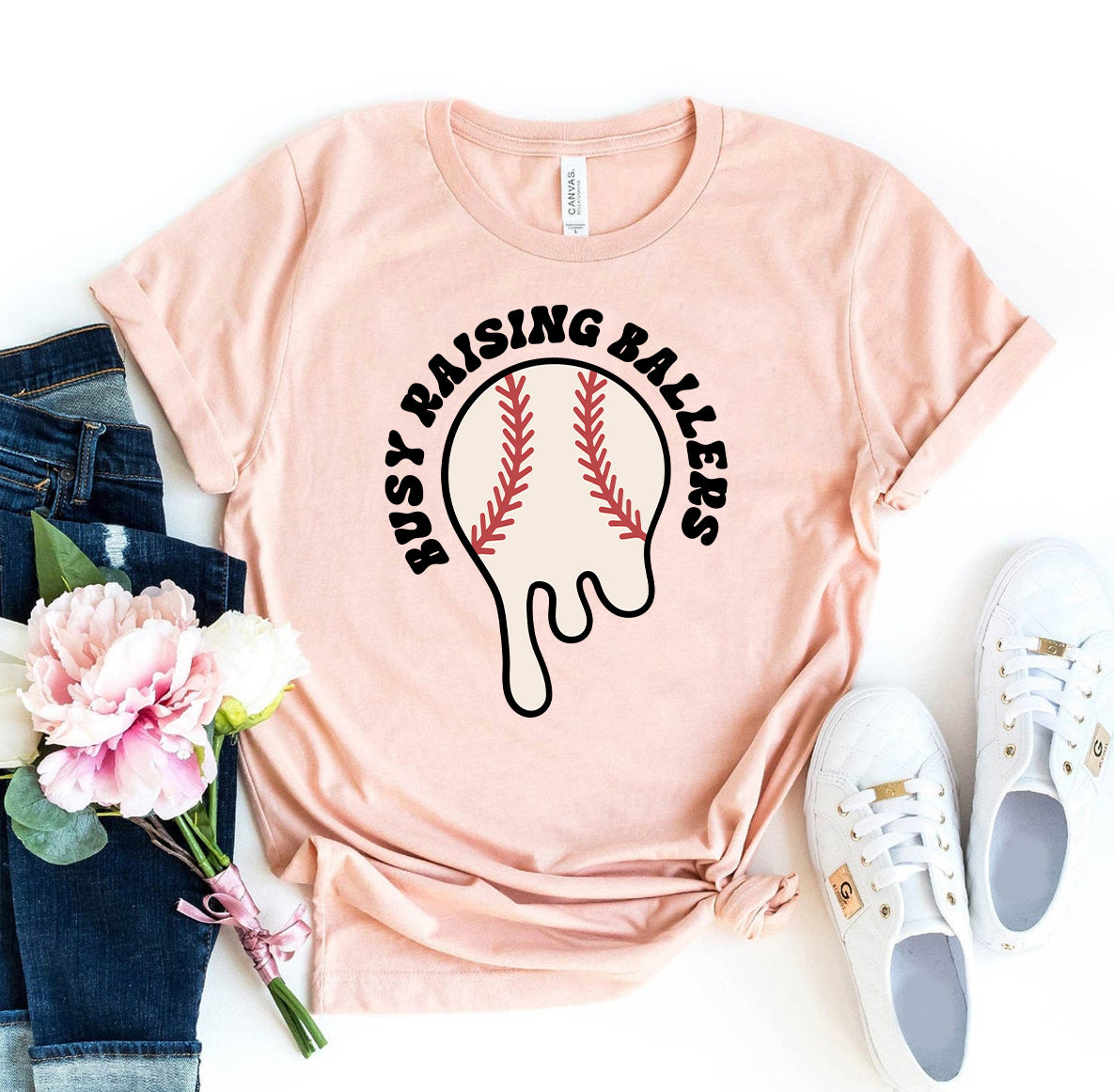 Busy Raising Ballers T-shirt