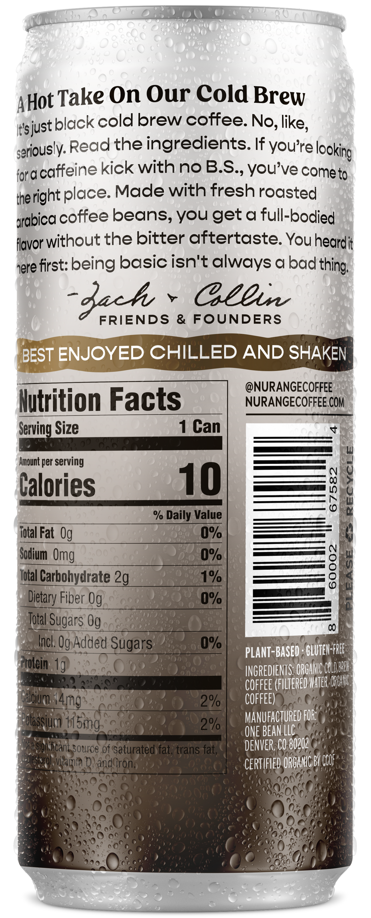 Black Cold Brew - 12- Pack