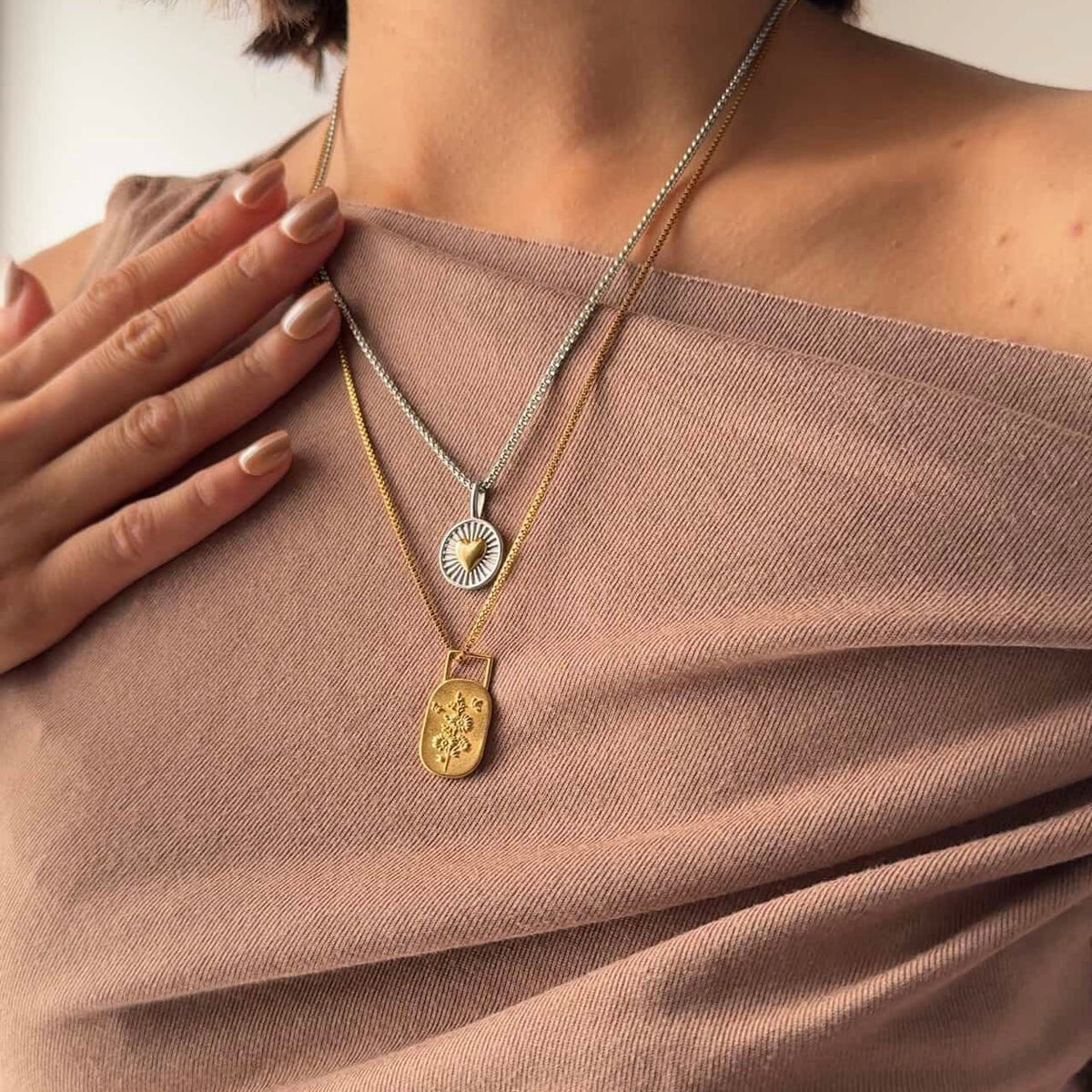 Bloom Affirmation Necklace- Gold