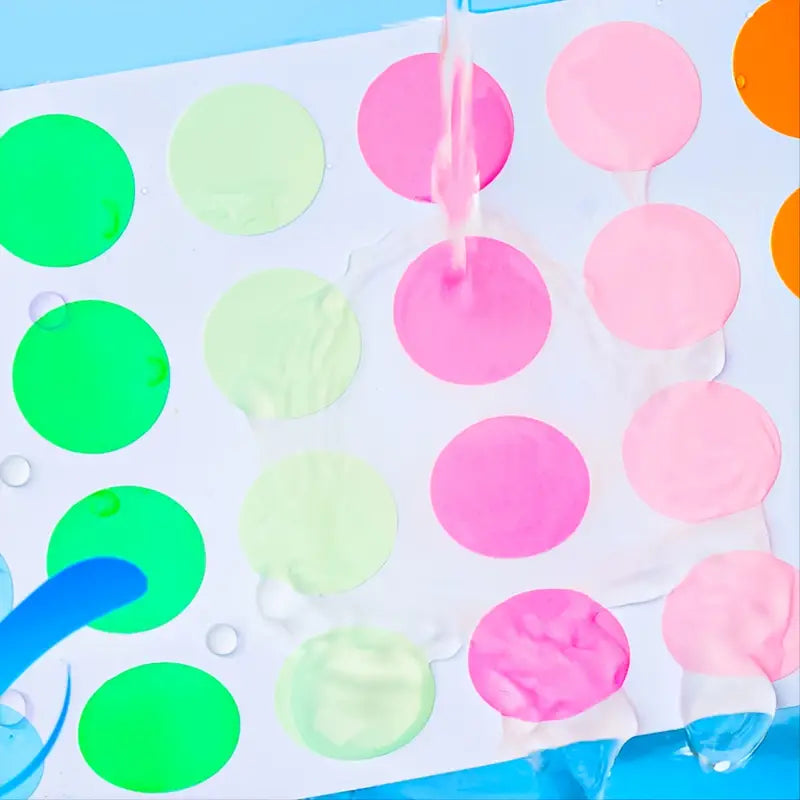 Colorful Dot Stickers - Round Self-Adhesive Labels
