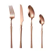 4-Piece Set of Stainless Steel Cutlery for Western Dining