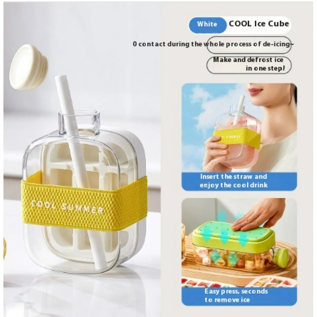 Portable One-Click Molding Cooling Cup