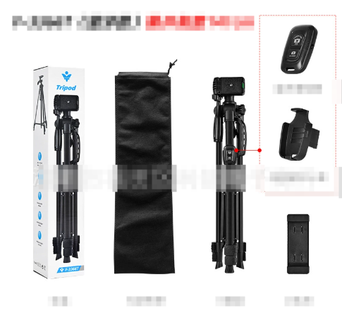 Portable Tripod for Cameras, Projectors, and Phones