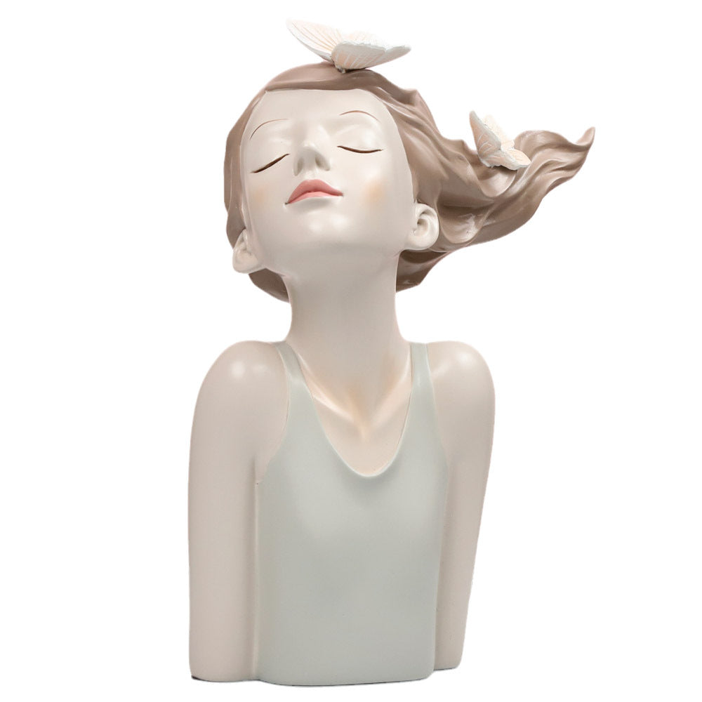 Resin Craft Butterfly Girl Home Decor Accent Piece