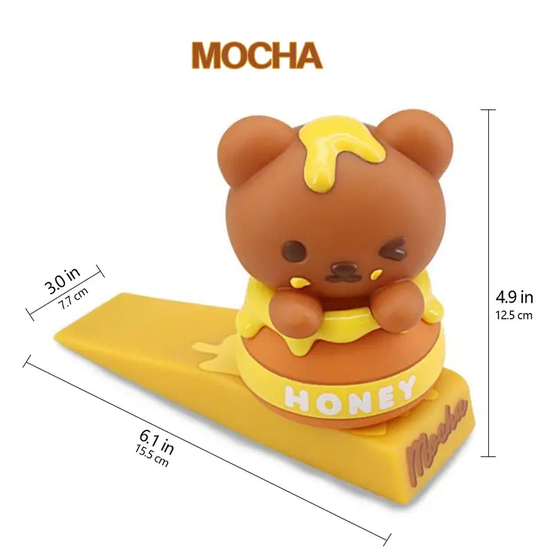 Cute Cartoon Anti-Pinch Door Stopper with Suction Bumper