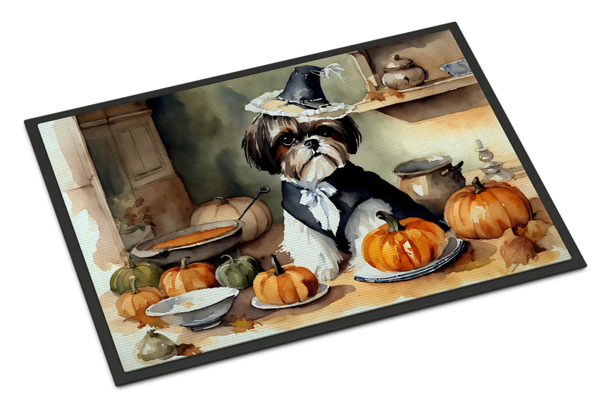 Shih Tzu Fall Kitchen Pumpkins Doormat
