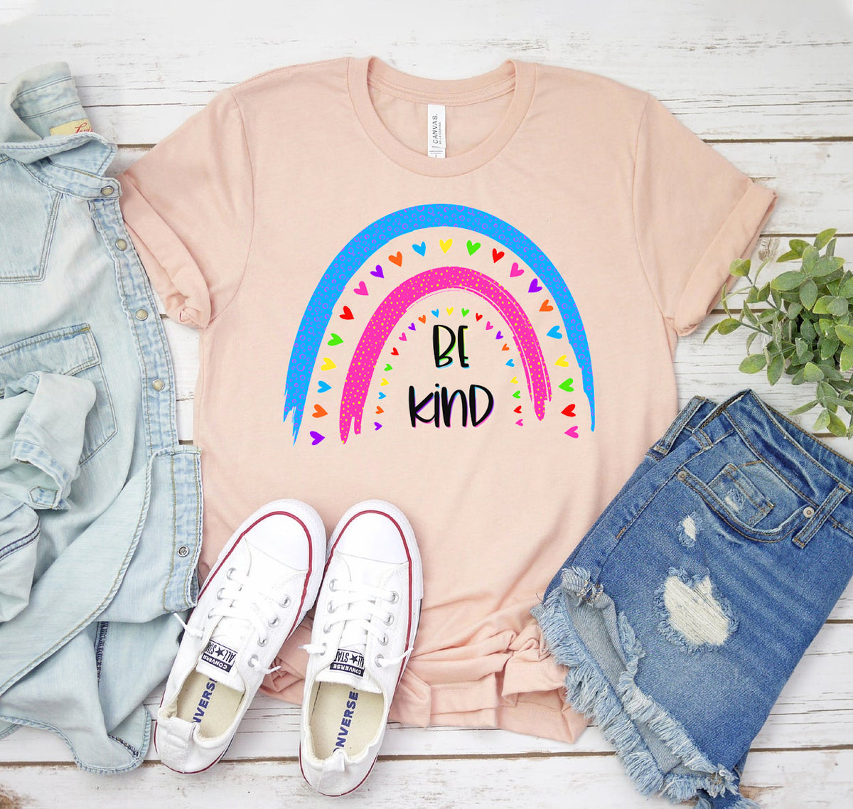 Be Kind Rainbow T-shirt