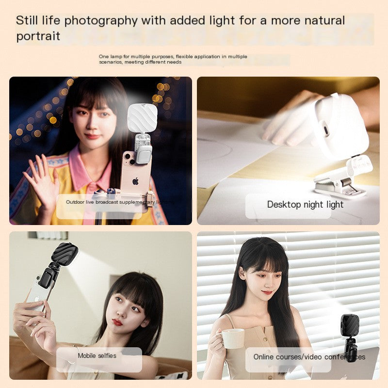 D1 Portable LED Light for Mobile Live Streaming