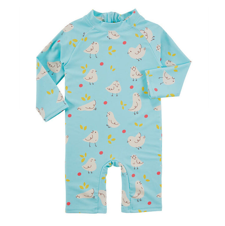 2024 Kids One-Piece Swimwear - Quick-Dry Sun Protection