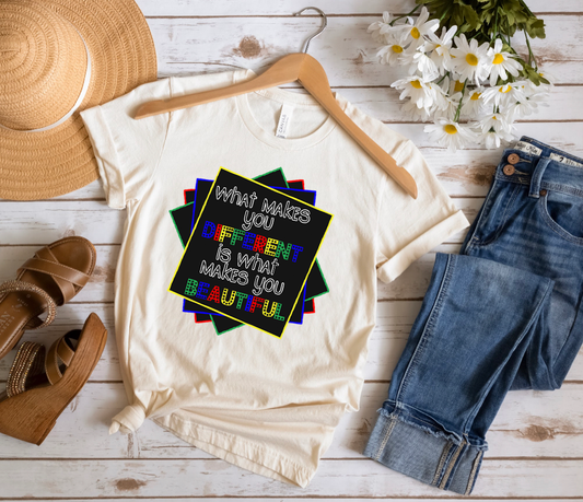 Autism - What Makes You Different Is What Makes You Beautiful