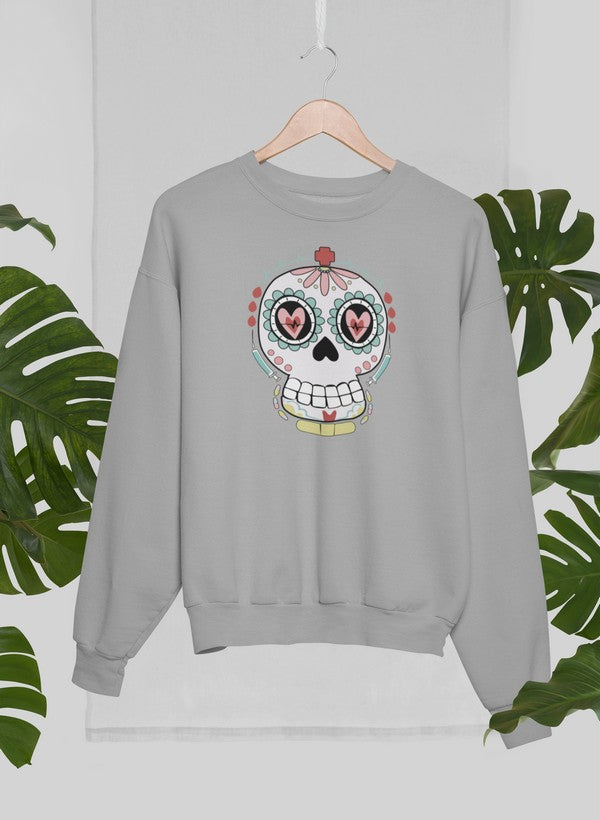 Nurse Sugar Skull Sweat Shirt