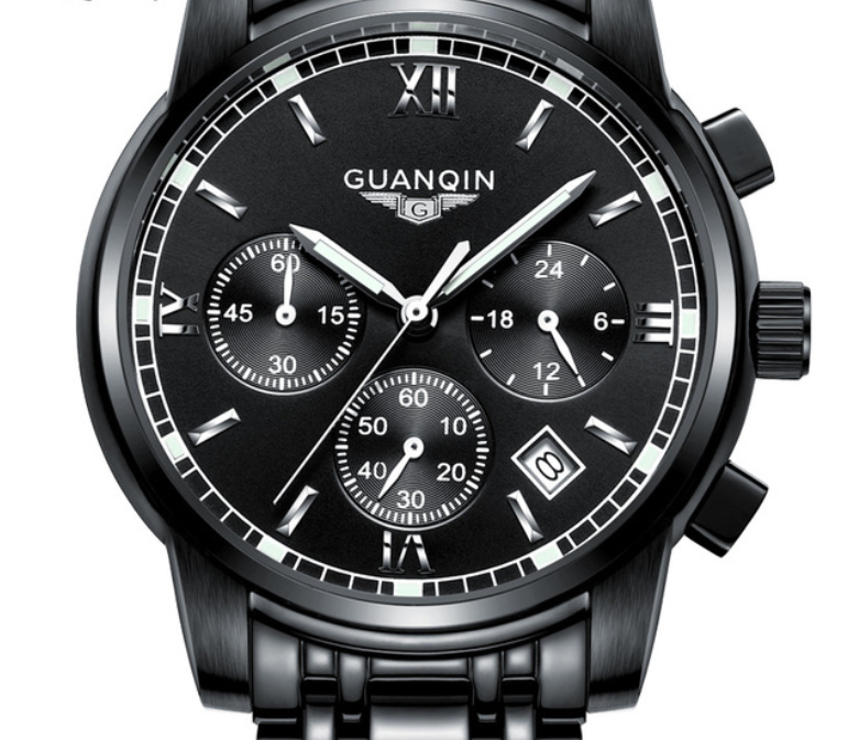 Luminous Steel Band Outdoor Sports Watch
