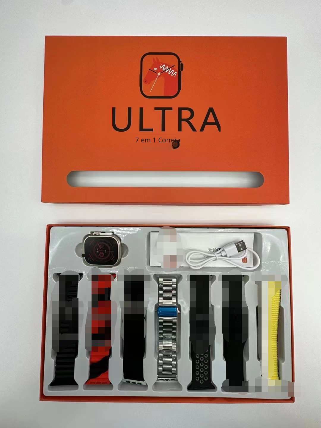 7-in-1 Smartwatch with Heart Rate and Health Monitoring