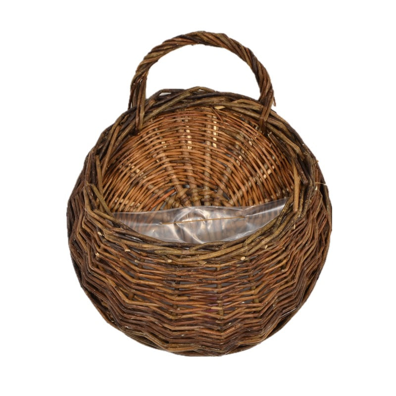 Woven Wall Hanging Basket for Flowers and Plants