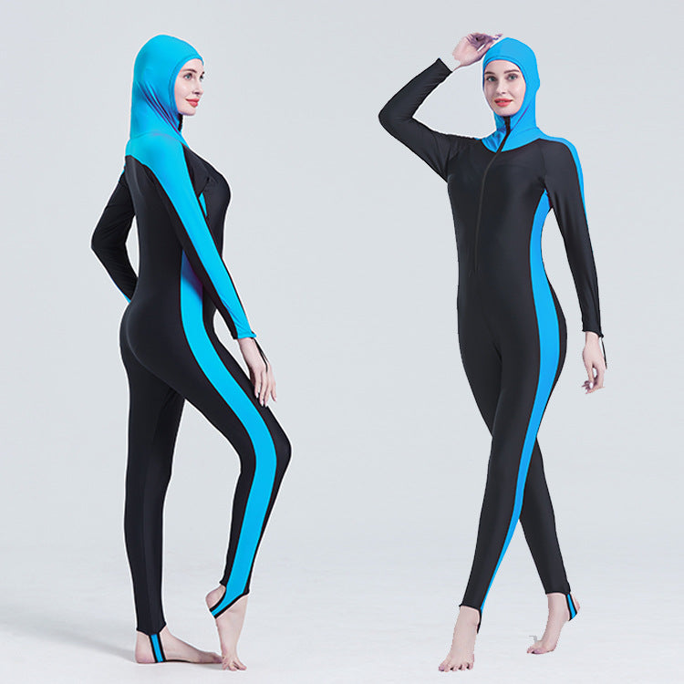 Hooded Wetsuit for Water Sports - Full Body Protection