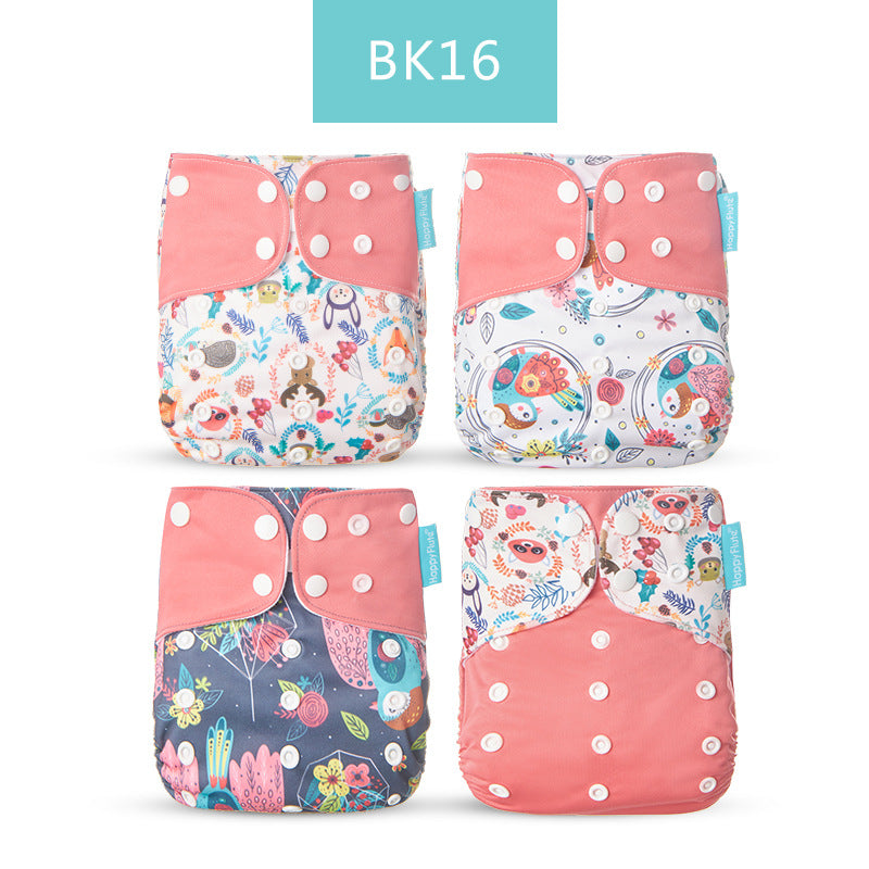 Happyflute Baby Cloth Training Pants - 4 Pack Washable