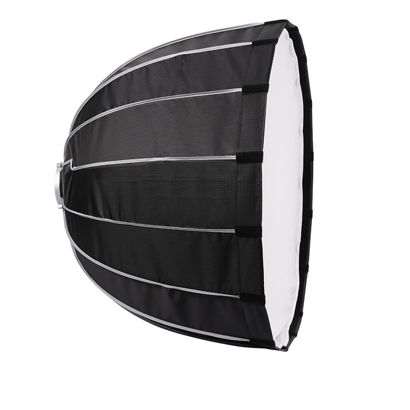 Quick-Install Deep Parabolic Softbox with Metal Umbrella