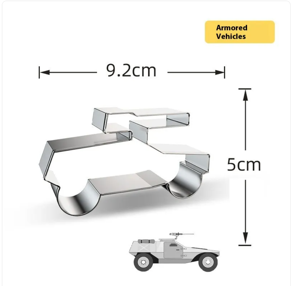 Military Shaped Cookie Cutter