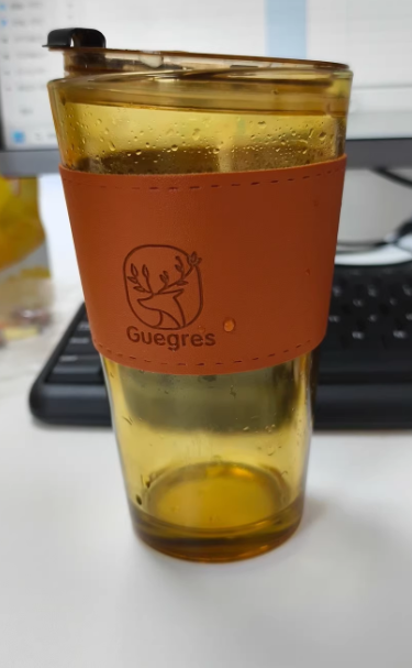 Double-Layer Glass Drink Cup