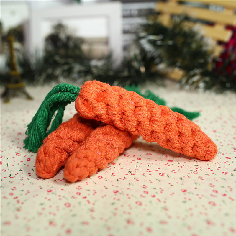 Durable Carrot Shaped Pet Chew Toy