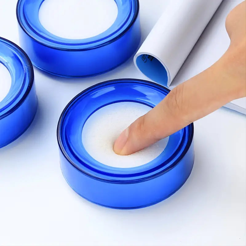 Round Wet Hand Device for Counting Money and Cash Register