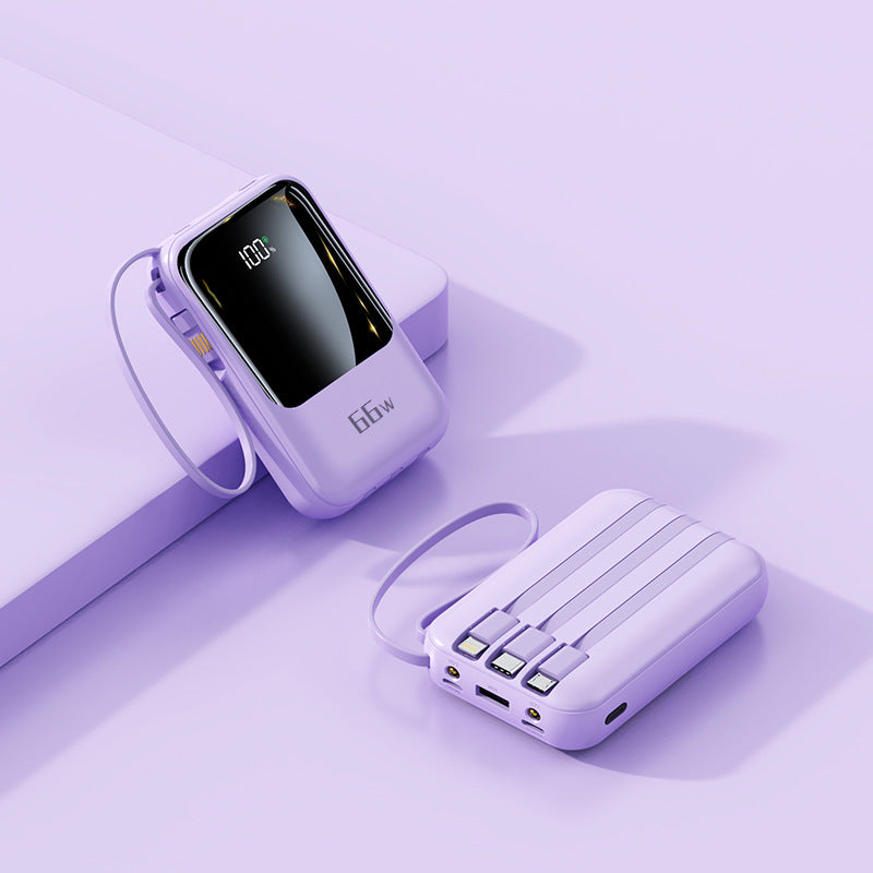 Mini 66W Super Fast Charge Power Bank with Logo Printing
