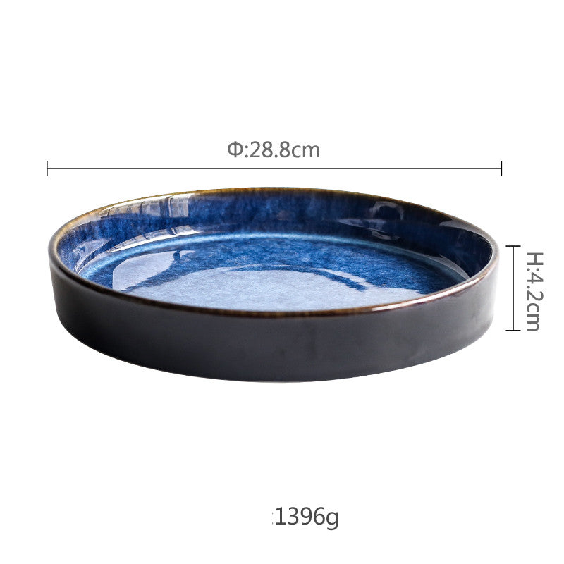 Creative Household Plate Tray - Campanulaceae Design