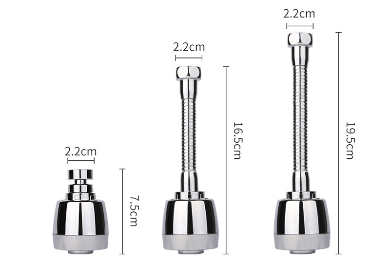 Kitchen Faucet Aerator with Filter and Extension Adapter
