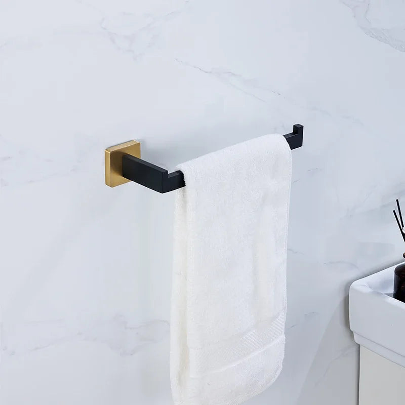 Wall-Mounted Stainless Steel Bathroom Hardware Set