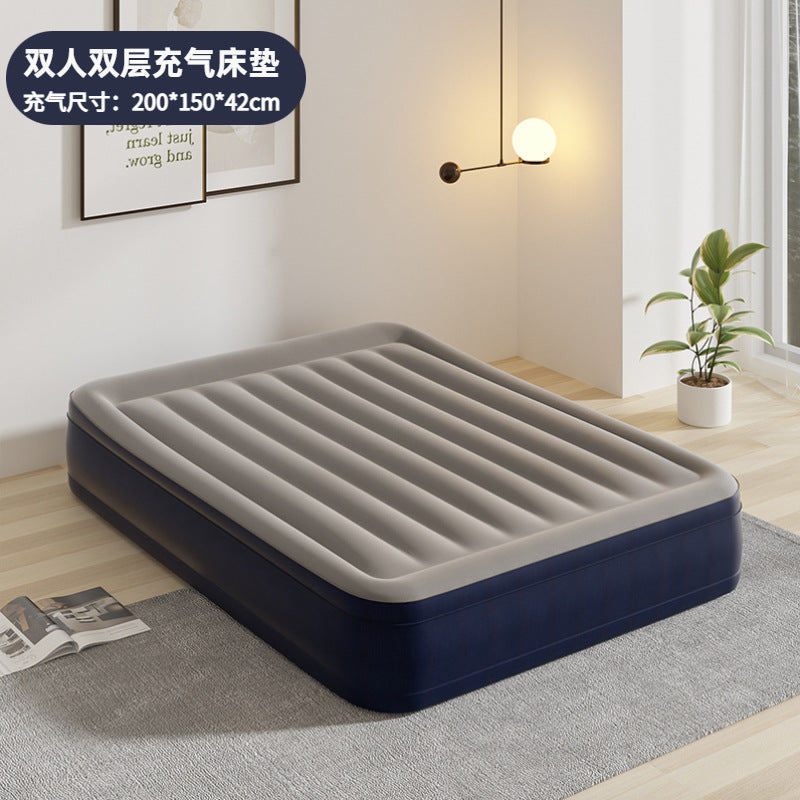 Inflatable PVC Mattress for Outdoor and Home Use