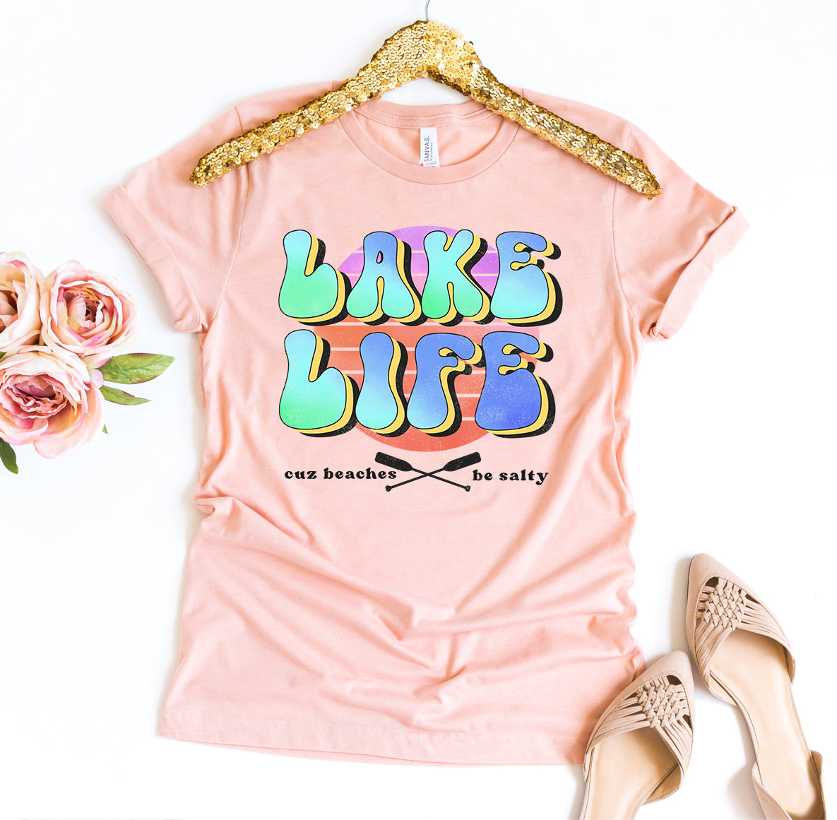Lake Life Cuz Beaches Be Salty T-shirt