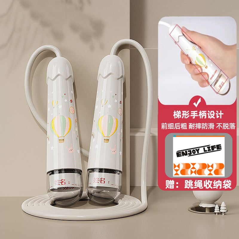Customizable Speed Jump Rope with Transparent Handles