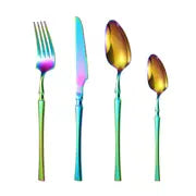 4-Piece Set of Stainless Steel Cutlery for Western Dining