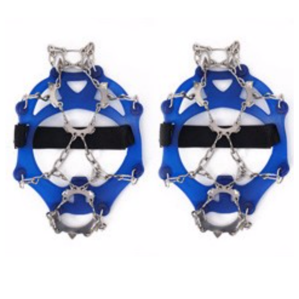 Outdoor Stainless Steel 13-Tooth Ice Cleats for Hiking