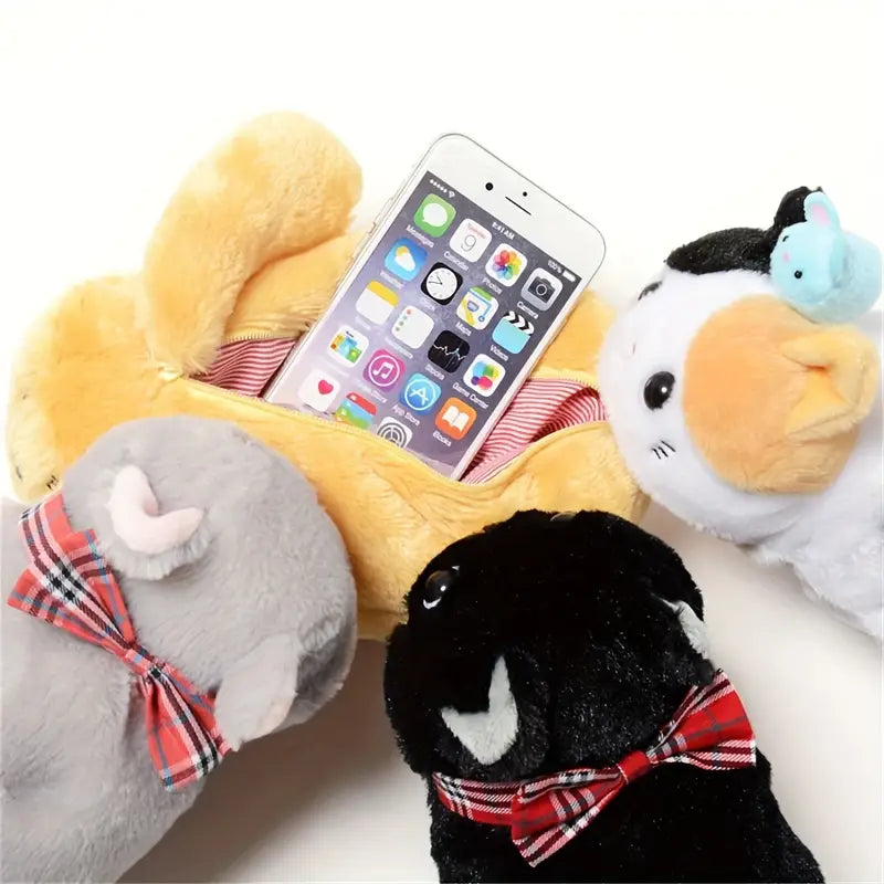 Nap Cat Plush Pencil Case for Small Storage (Office Use)