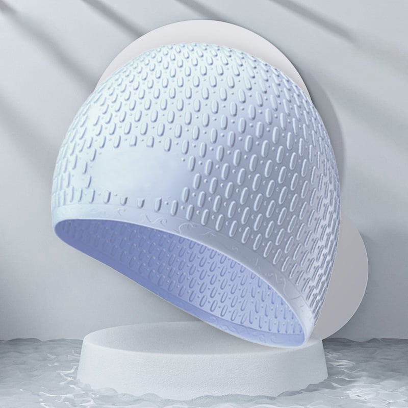 Fashionable Silicone Water Drop Swim Cap
