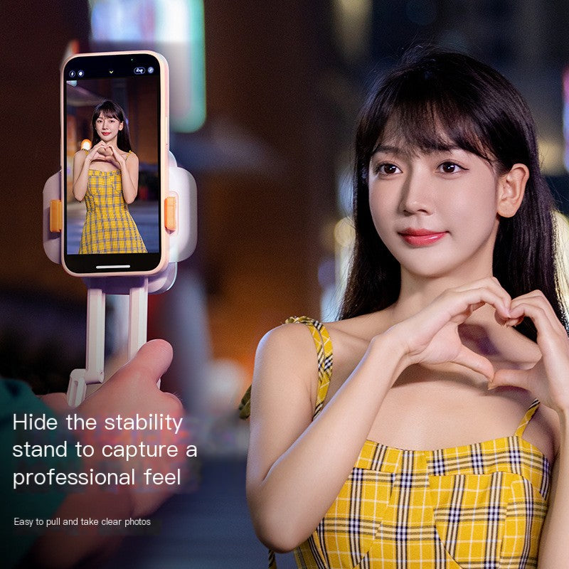 Portable LED Desk Light for Streaming and Selfies
