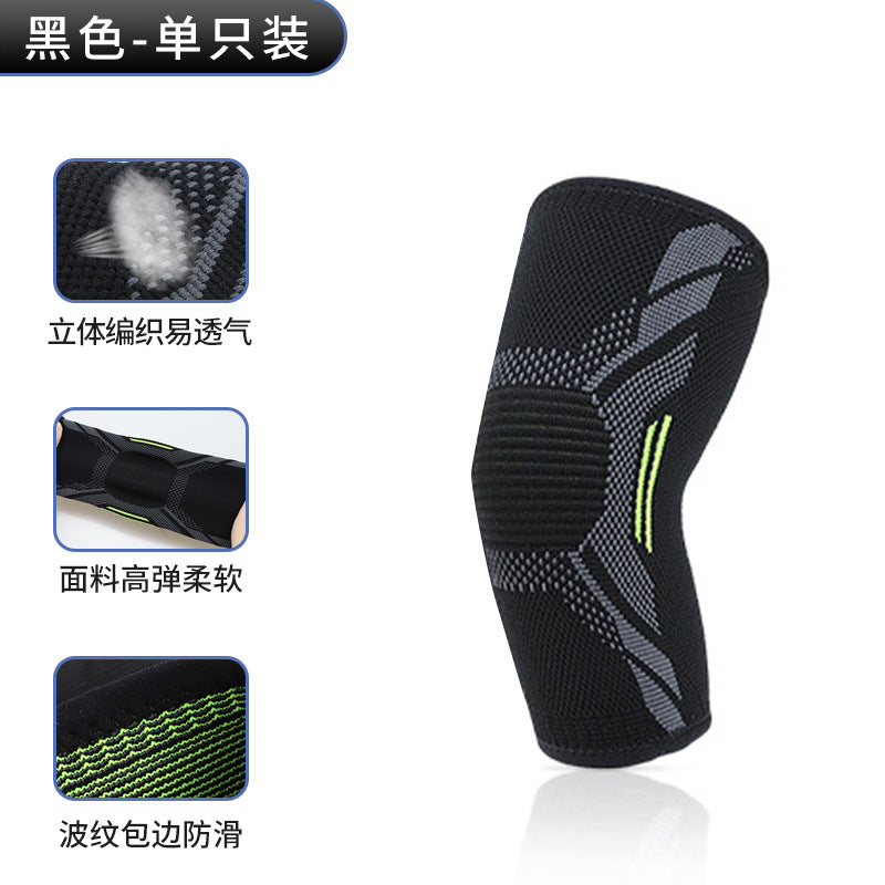 Men's Breathable Knitted Basketball Knee Pads for Sports