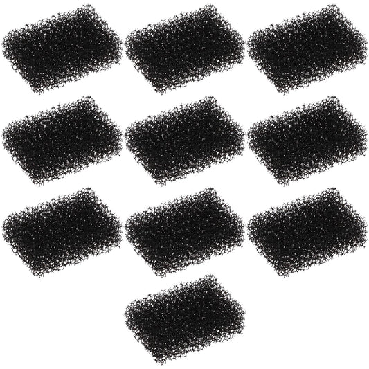 10PCS Pet Water Fountain Filter Sponge for 2.0L Pet Drinking Fountain Replacement Filters Cat Dog Water Dispenser Filters 33x23x12mm Black