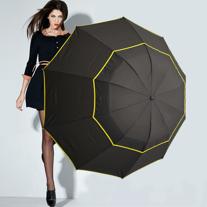 Double Layer Folding Umbrella - Extra Large Windproof