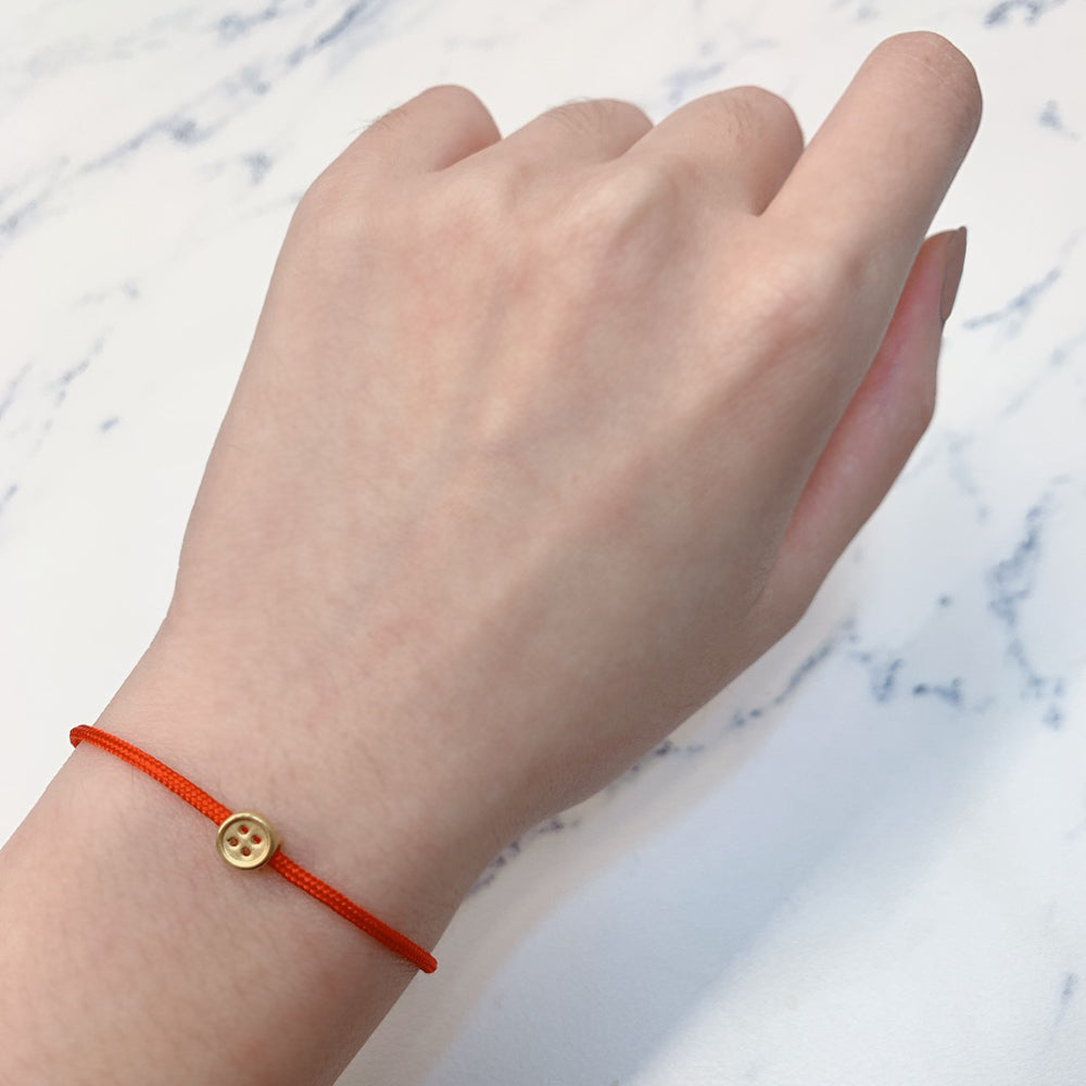 Lucky Ox Button Bracelet