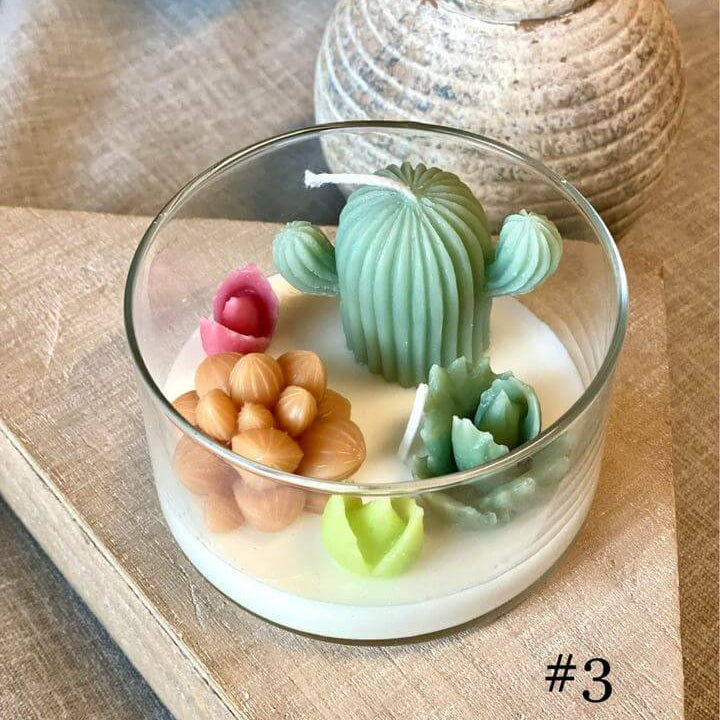 Garden Terrarium Candle With a Touch of Natures Serenity