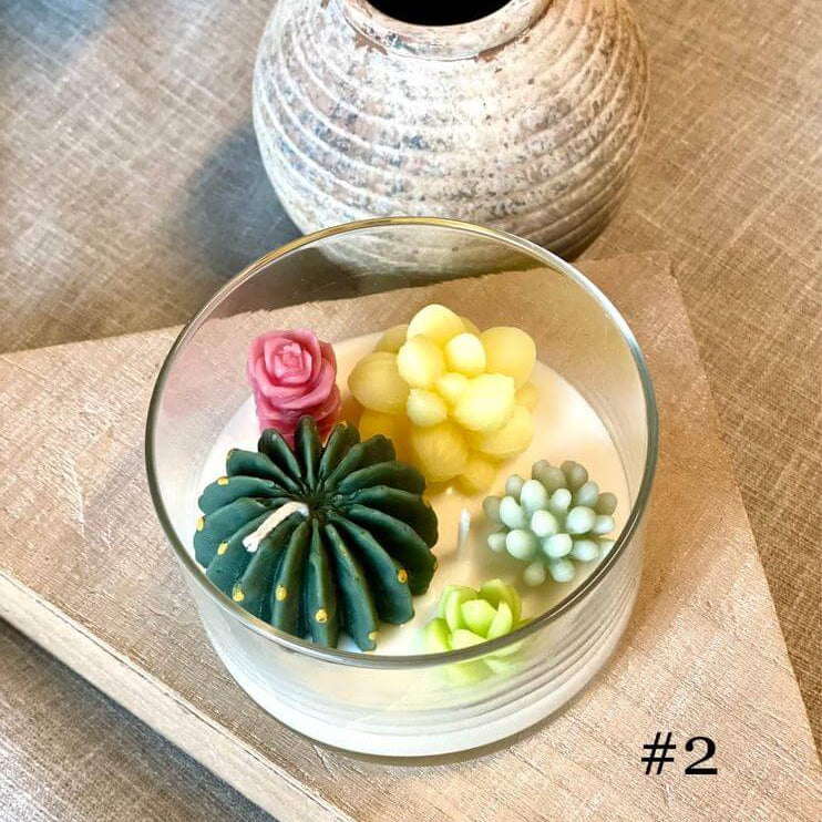Garden Terrarium Candle With a Touch of Natures Serenity