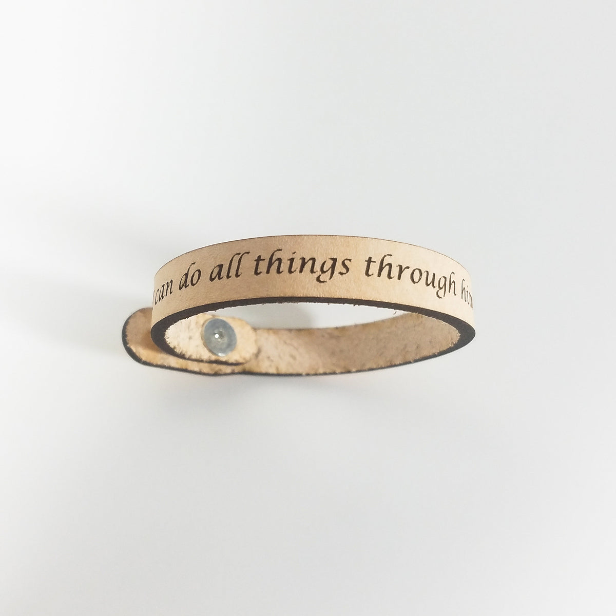 Spiritual Quote Bracelets - I can do all things through him who strengthens me