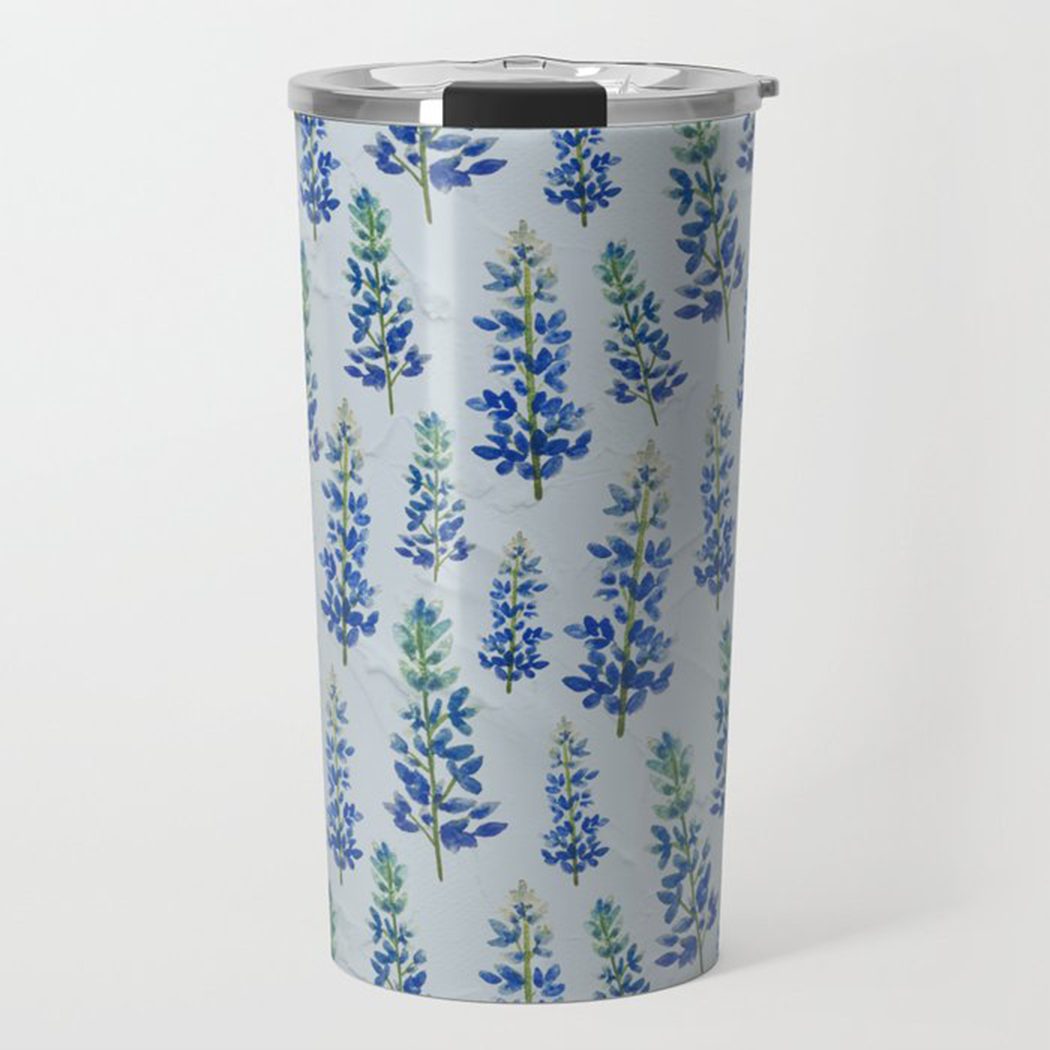 Blue Bonnet Travel Mug