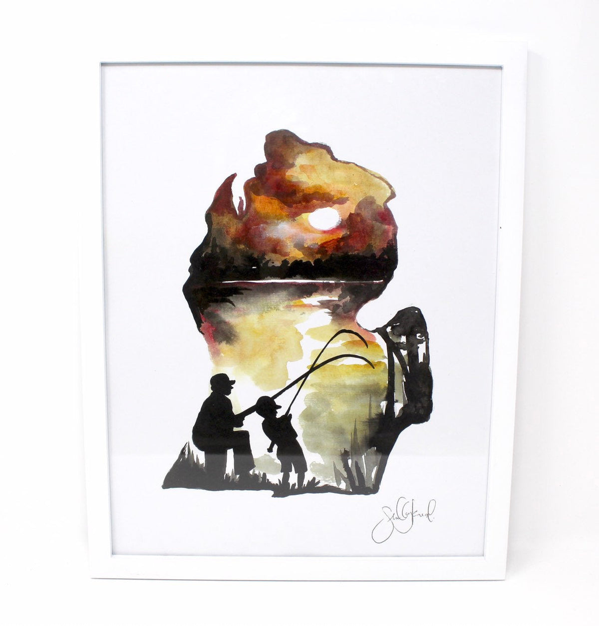 Father's Day in Michigan Art Print