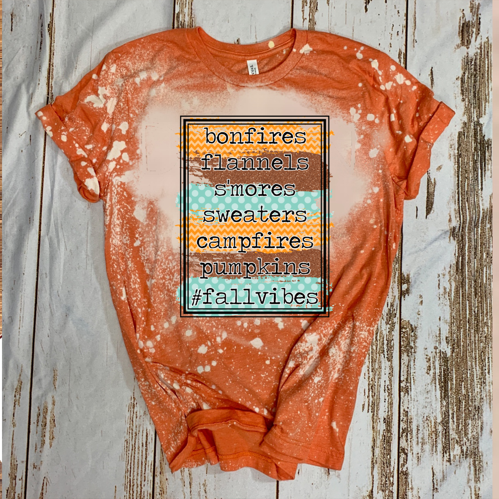 Fall Vibes - Bonfires Flannels Smores Sweaters Campfires Pumpkins