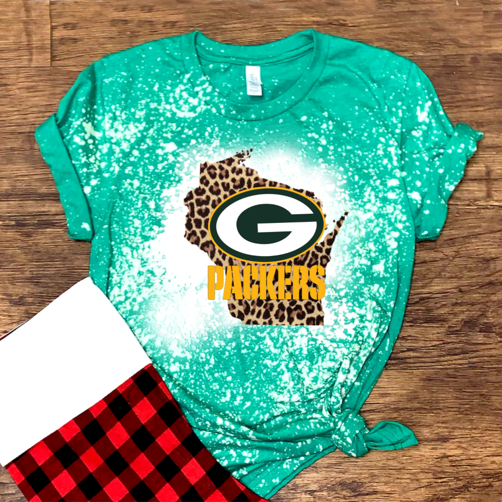 Green Bay Packers w/ Traditional Leopard - Design 1
