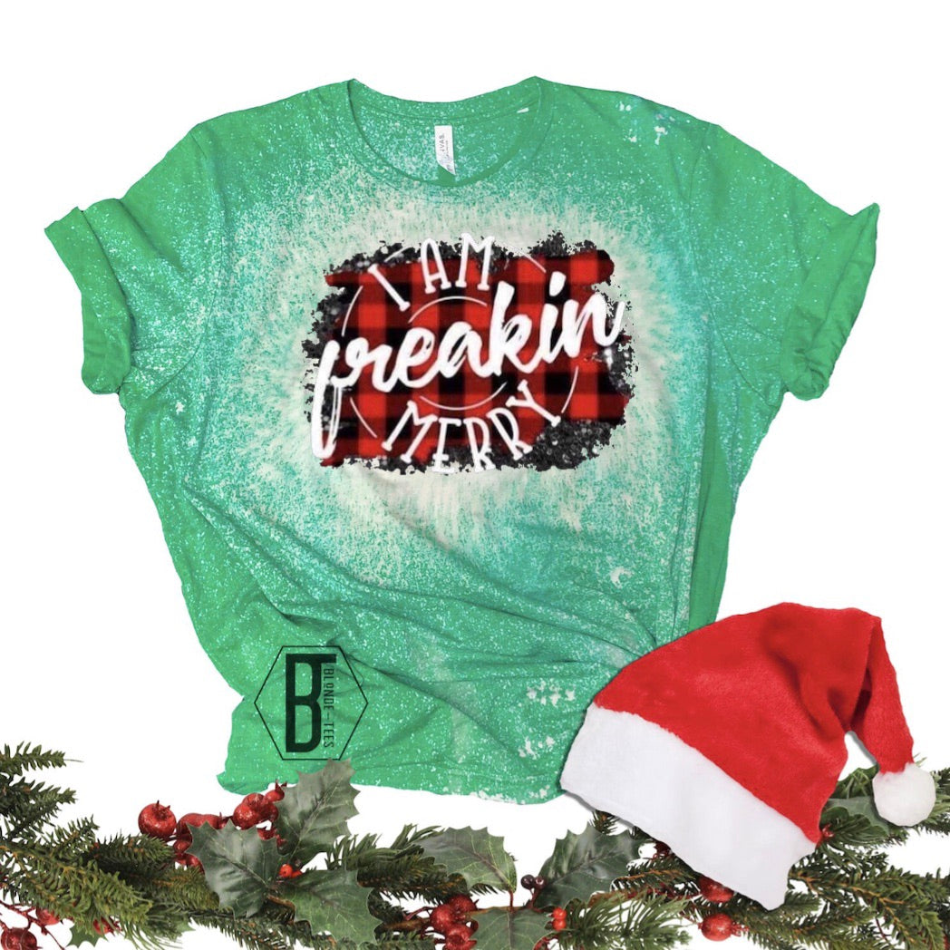 Freaking Merry - Acid Wash Green