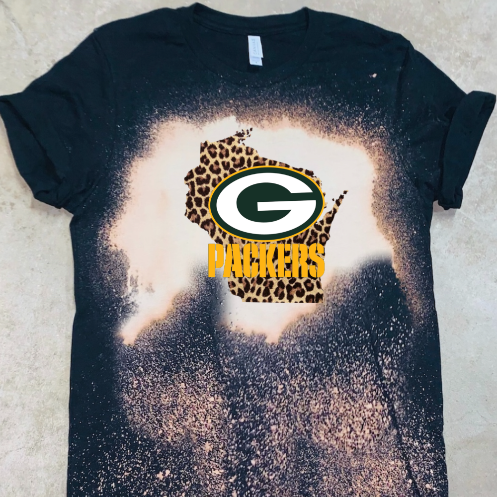 Green Bay Packers w/ Traditional Leopard - Design 1